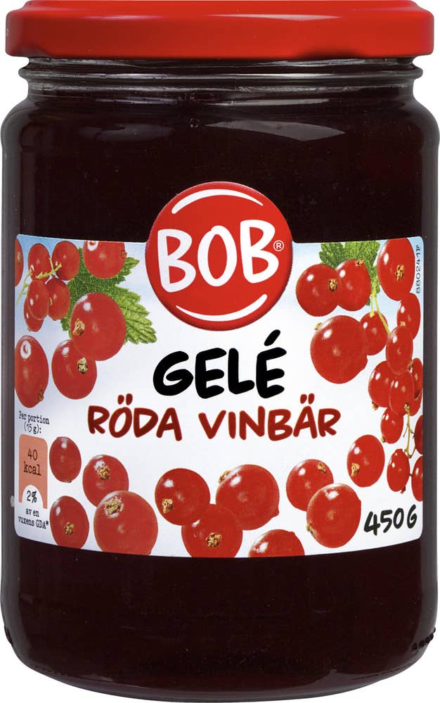 Ej sorterad Rödvinbärsgele BOB