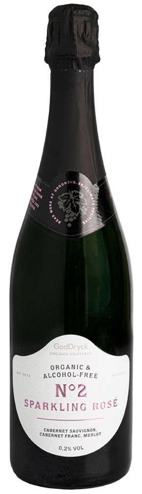 GodDryck No2 Mousserande Rosévin Alkoholfri EKO GodDryck