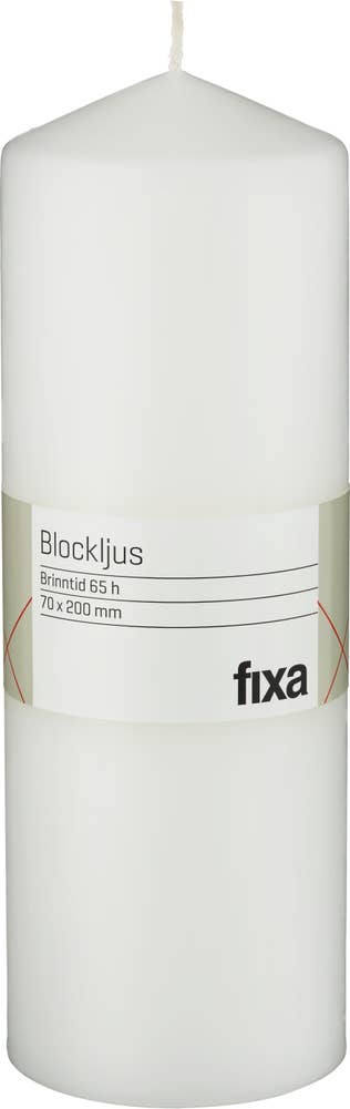 Fixa Blockljus 6,8x20cm