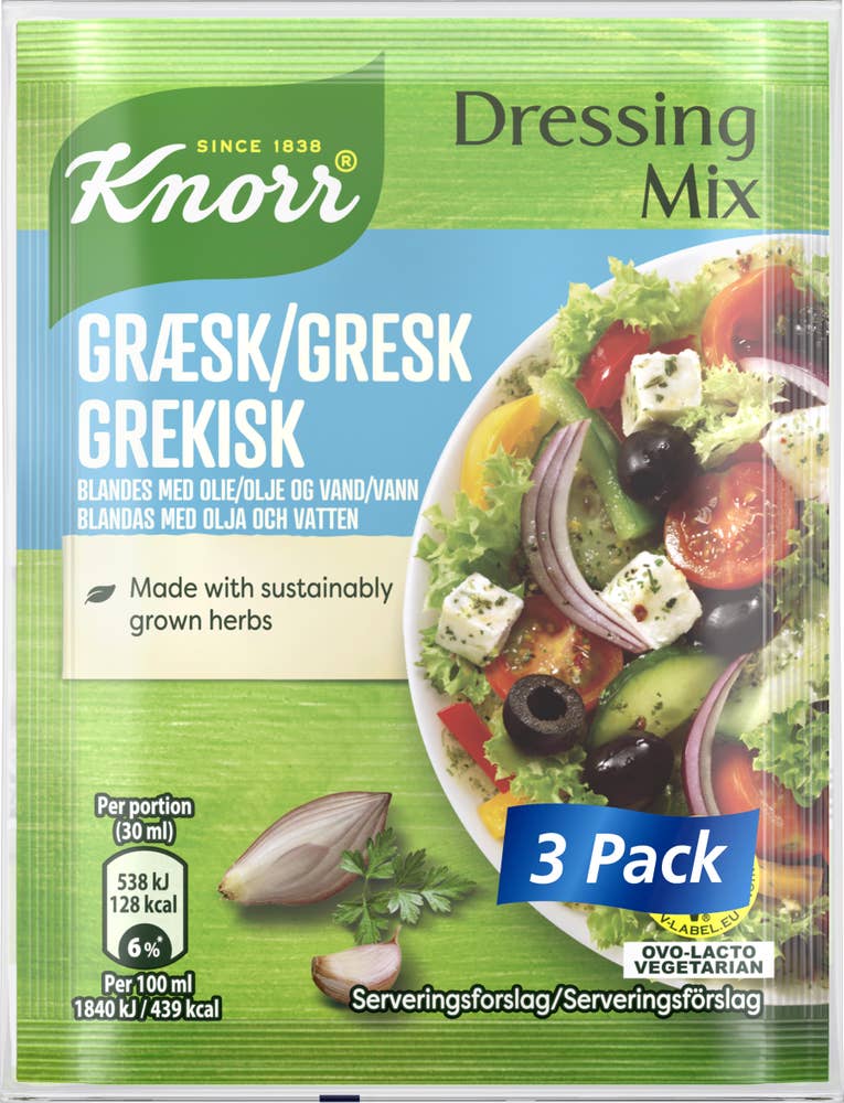 Knorr Dressingmix Grekisk 3x9g