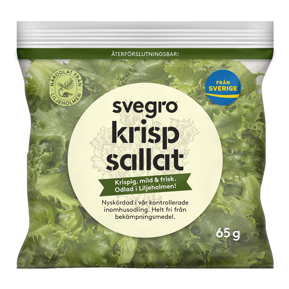 Svegro Krispsallat Stadsodlad Klass1 Sverige