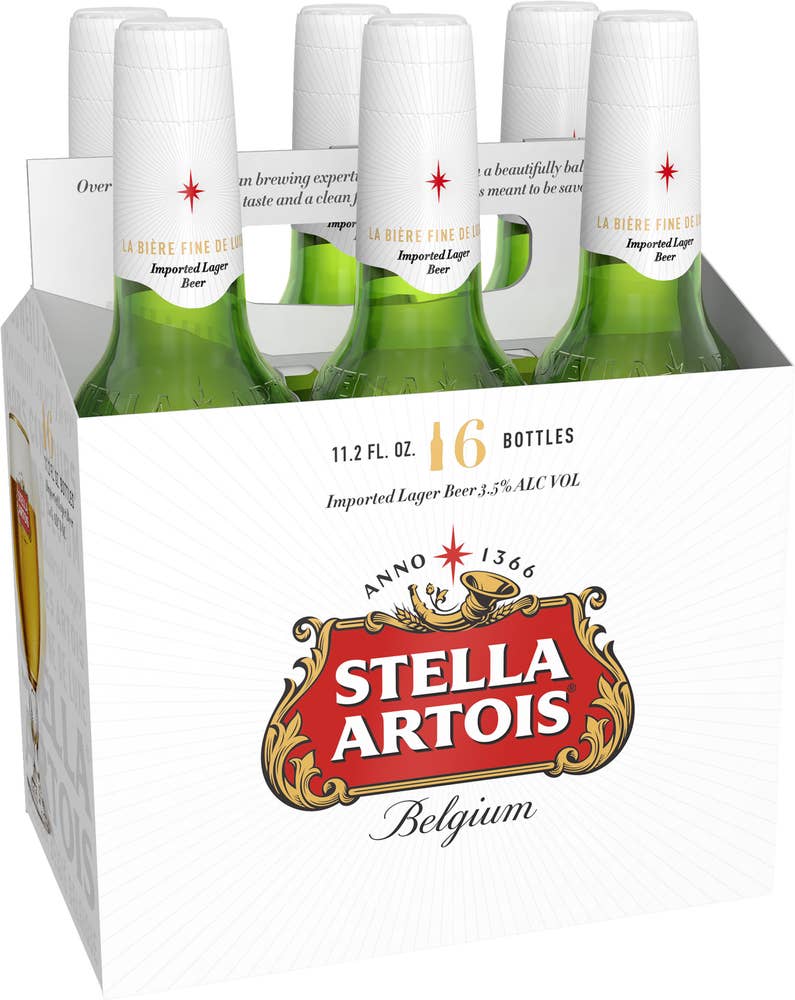 Stella Artois Lager 3,5% 6-p Stella Artois