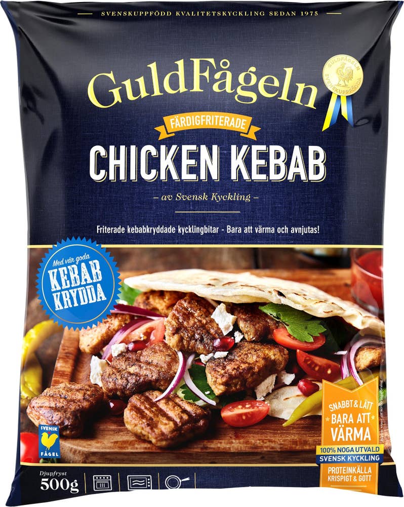Kyckling Kebab Fryst