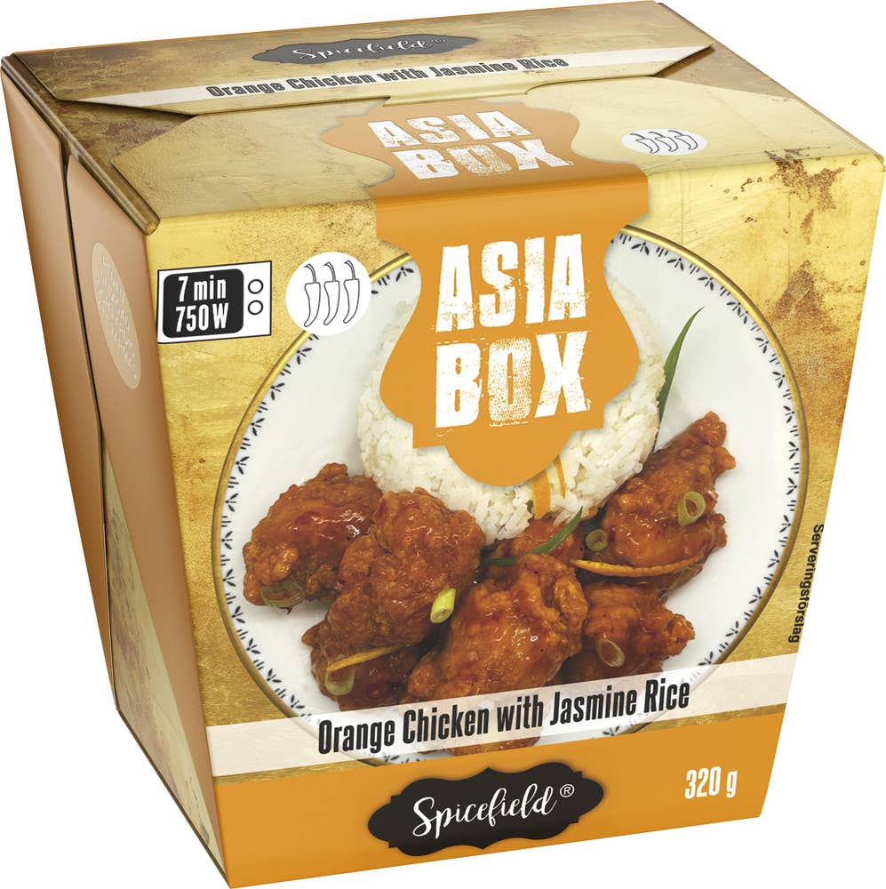 Spicefield Asia Box Orange Chicken Fryst