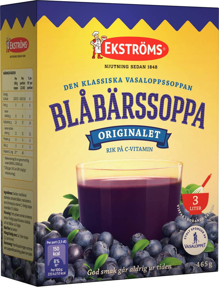 Ekströms Blåbärssoppa Ekströms