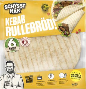 Schysst Käk Kebabrullebröd Large 6-p