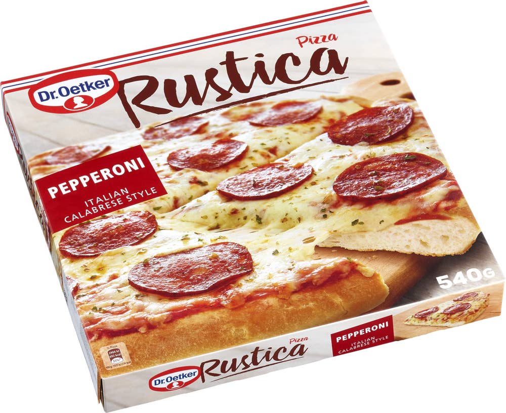 Dr. Oetker Pizza Rustica Pepperoni Fryst