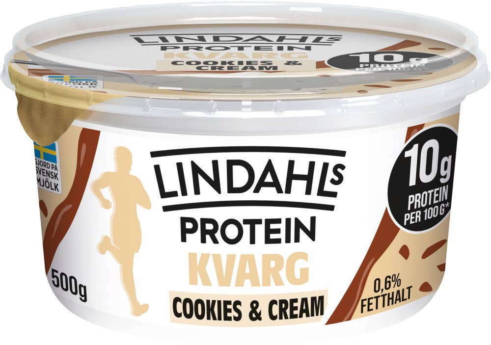 Lindahls Proteinkvarg Cookies & Cream 0,6%