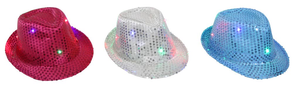 Hedlundgruppen Paljetthatt Stetson med LED Osorterade färger