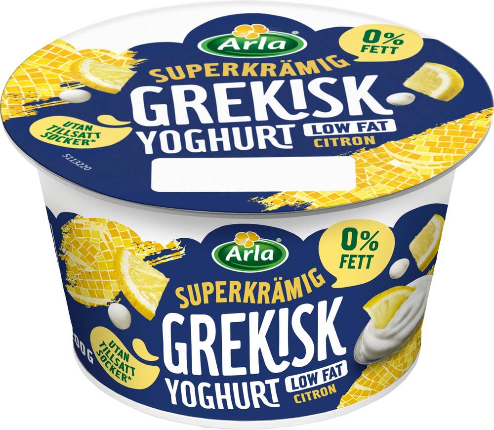 Arla® Grekisk Yoghurt Citron 0,2%