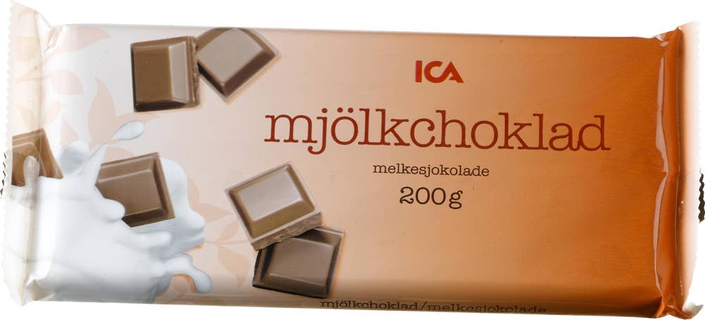 Ej sorterad Mjölkchoklad Kaka Ica