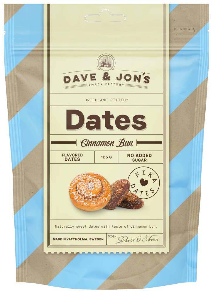 Dave & Jon's Dadlar Kanelbulle