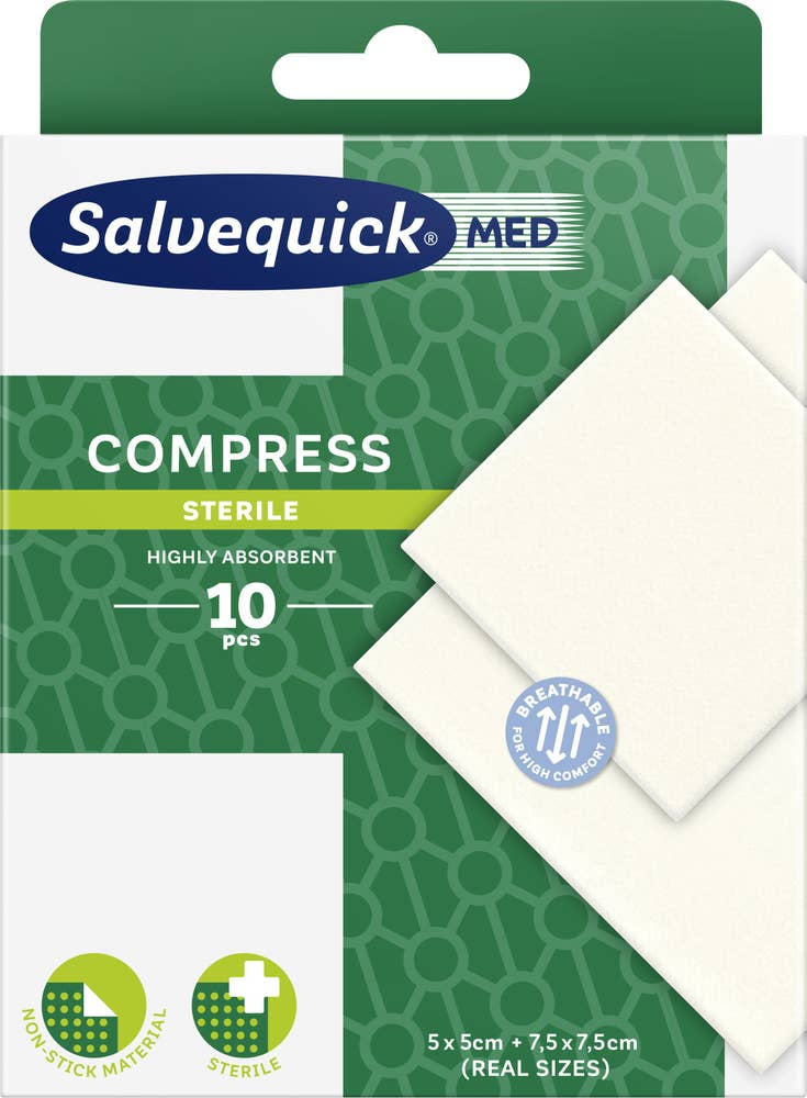 Salvequick Kompress 10-p Salvequick