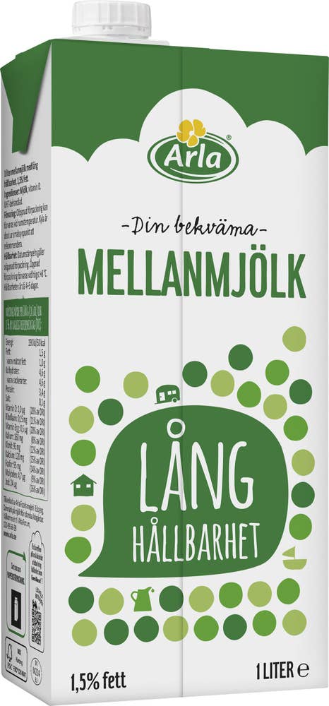 Arla® Mellanmjölk Lång Hållbarhet 1,5%