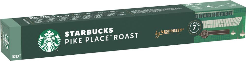 STARBUCKS Pike Place Roast 7 Kaffekapslar