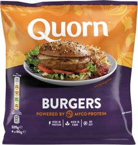Quorn Vegetariska Burgare Fryst