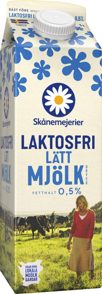 Skånemejerier Lättmjölk Laktosfri 0,5%
