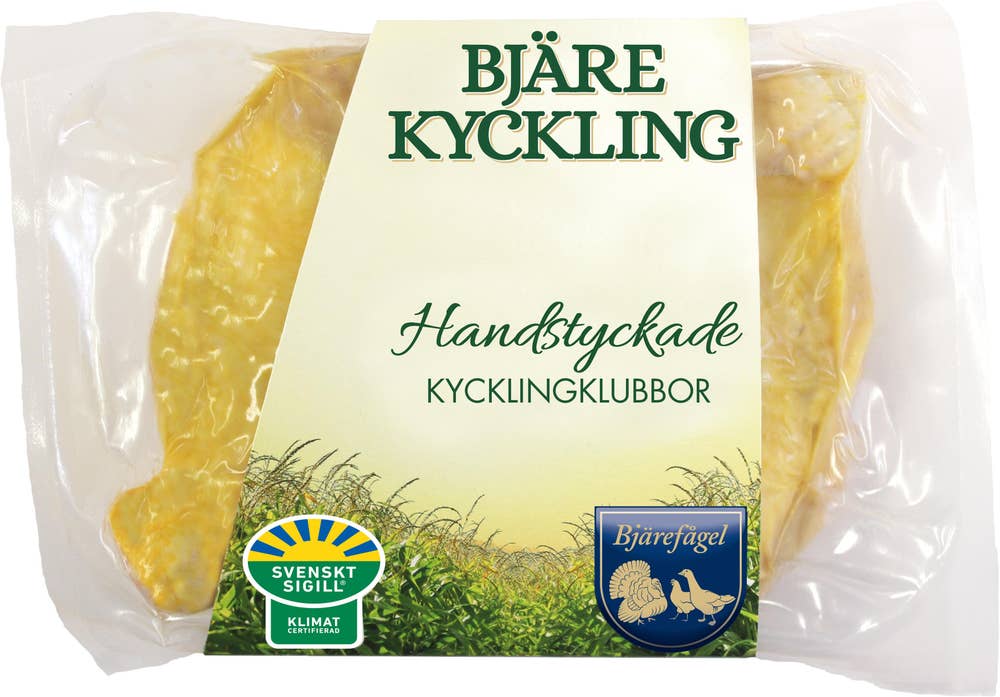 Bjärefågel Bjärekyckling Klubbor Färska