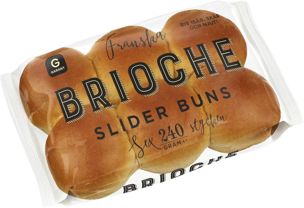 Garant Brioche Slider Buns 6-p