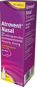 Rinivent Atrovent Nasal 21 mikrog/dos, Ipratropium, nässpray, 15 ml