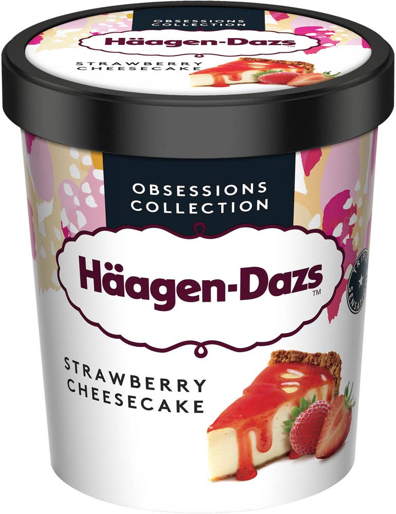 Häagen-Dazs Glass Strawberry Cheesecake