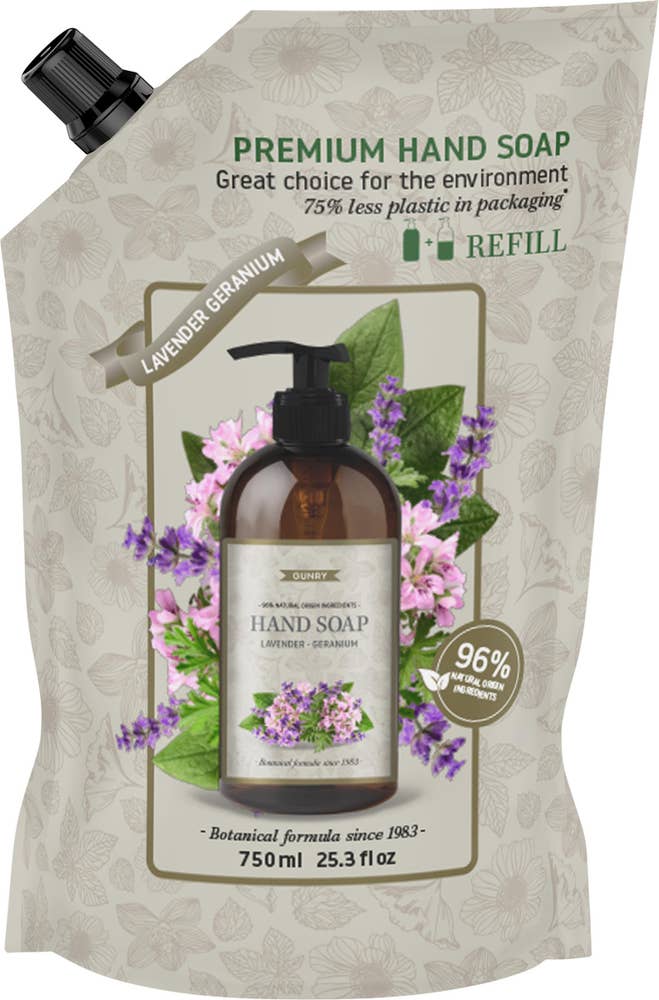 Gunry Flytande Tvål Refill Lavender Geranium