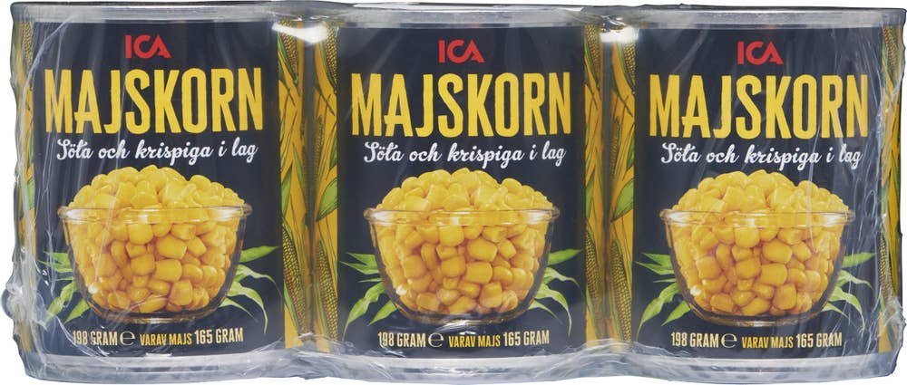 Ej sorterad Majskorn 3x Ica