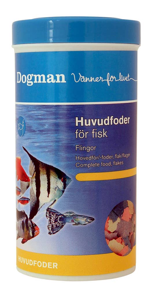 Dogman Huvudfoder för Fisk Flingor