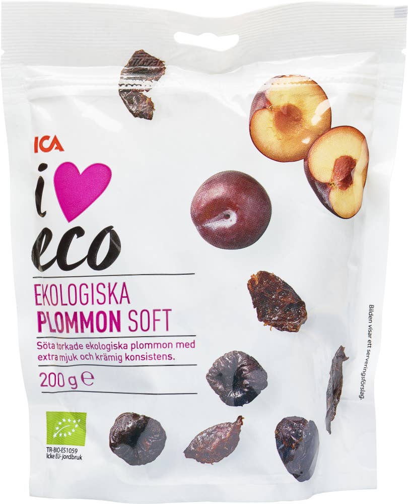 Ej sorterad Plommon Urkärnade Ica Eco