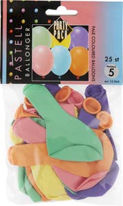 Party Pack Ballonger Pastell