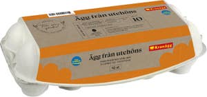 Kronägg Ägg Frigående Utomhus M/L 530g