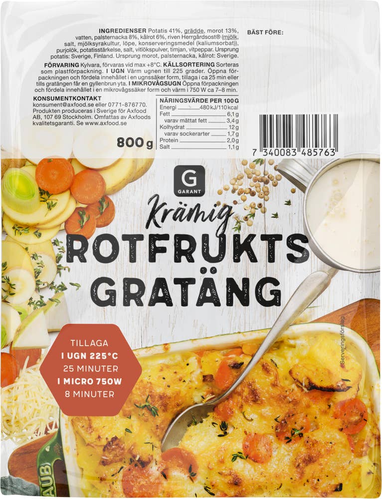 Garant Rotfruktsgratäng