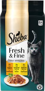 Sheba Kattmat Fågel i Gelé 6x50g