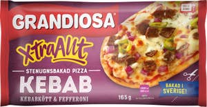 Grandiosa Pizza X-Tra Allt Kebab Fryst