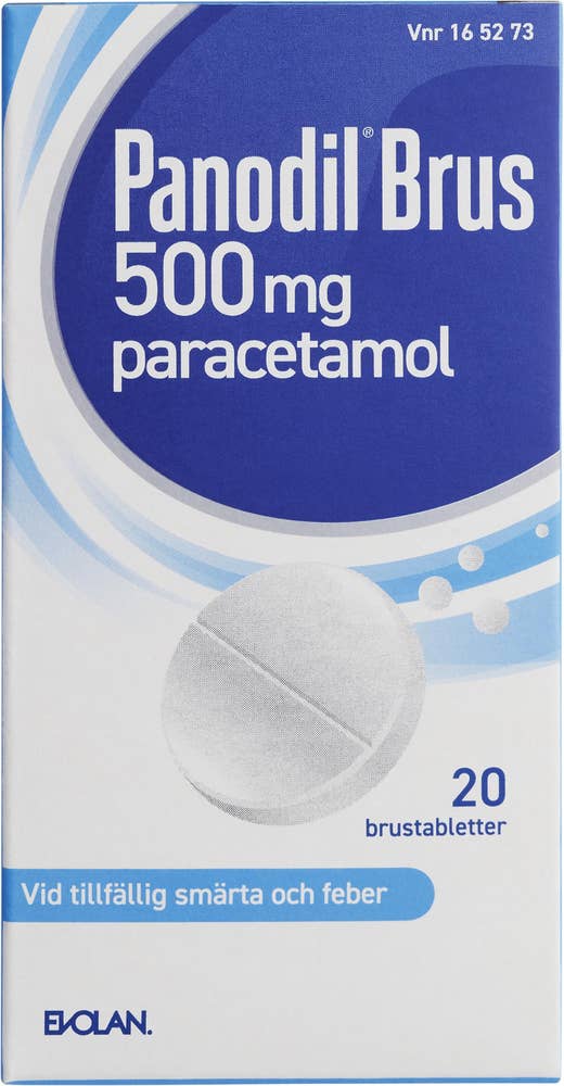 Panodil Brustablett 500mg Paracetamol