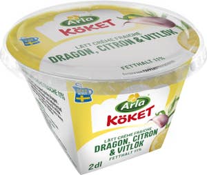 Arla Köket® Crème Fraiche Dragon, Citron & Vitlök 11%