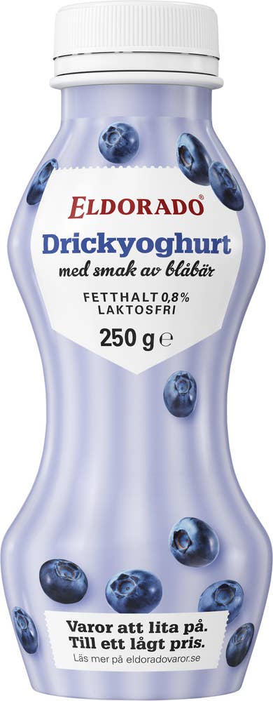 Eldorado Drickyoghurt Blåbär Laktosfri 0,8%