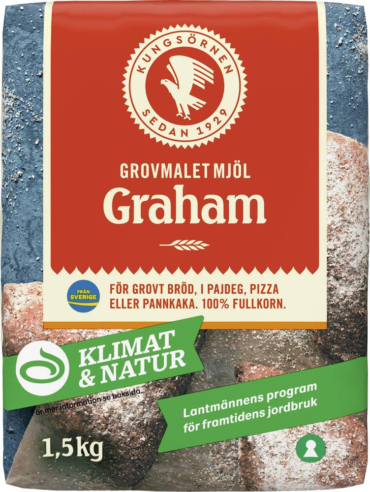 KUNGSÖRNEN Grahamsmjöl Grovmalet