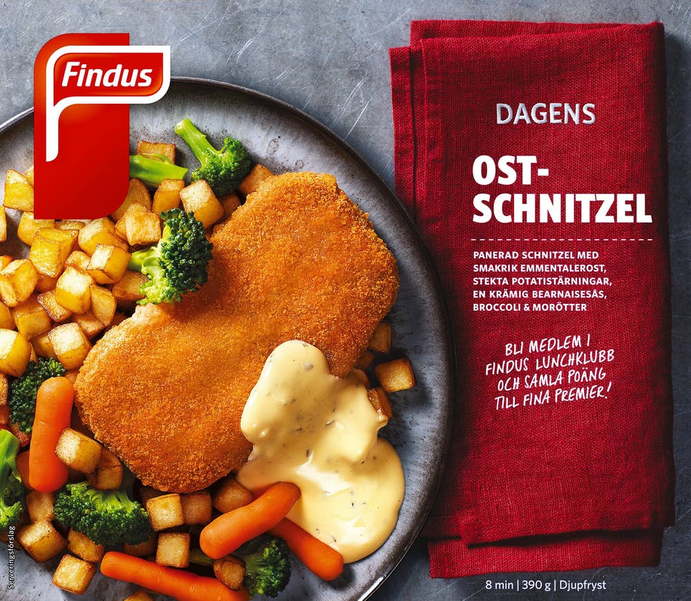 Findus Ostschnitzel med Bearnaise Fryst