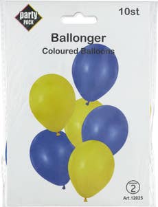 Party Pack Ballonger Blå & Gula