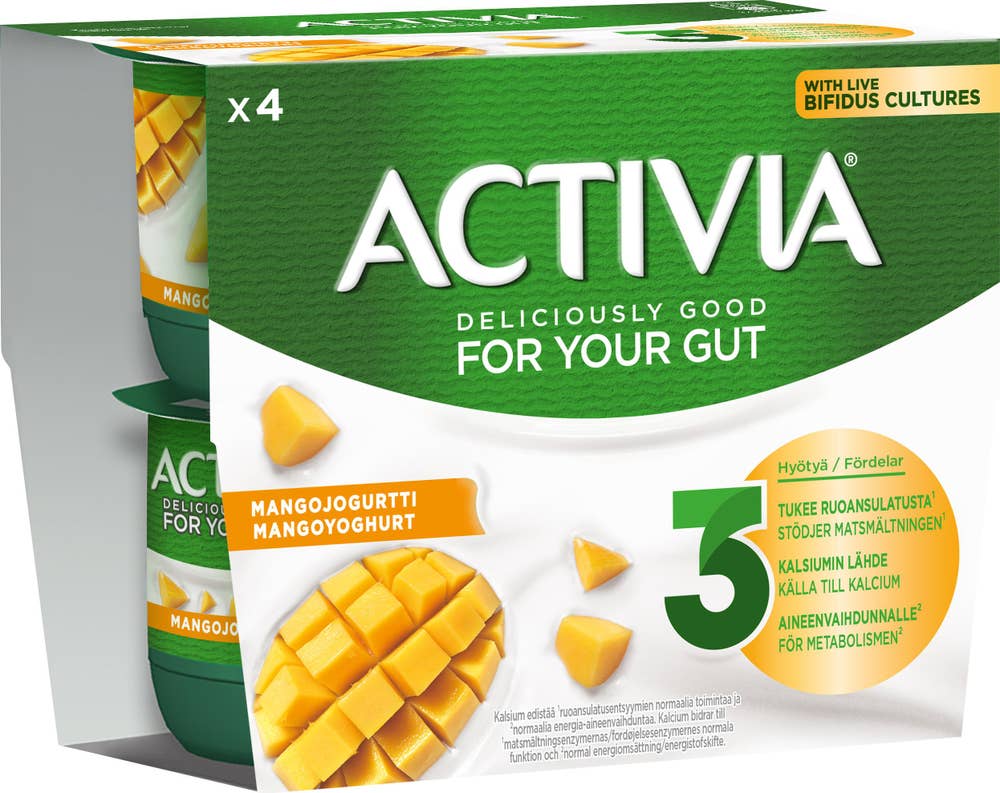Activia Mangoyoghurt 4-p