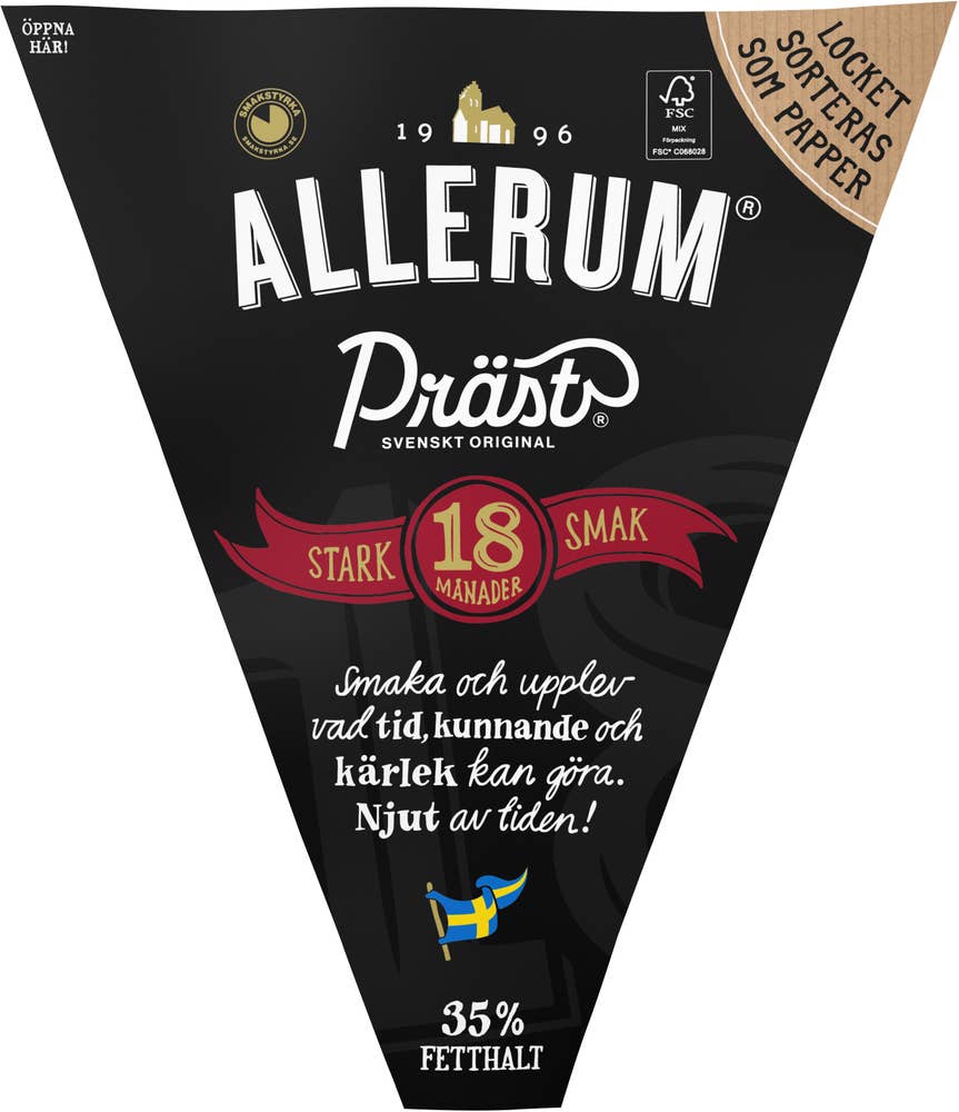 Allerum Präst Vällagrad 18m 35% ca 700g Allerum