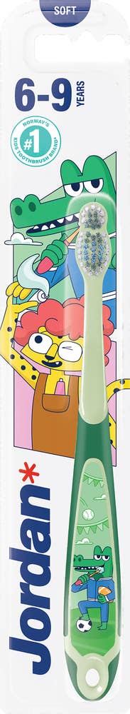 Jordan Tandborste Step by Step 6-9 År