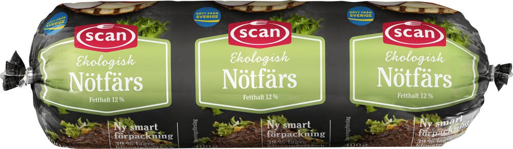 Scan Nötfärs 12% EKO/KRAV