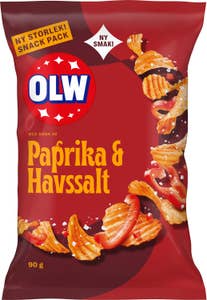 OLW Chips Paprika & Havssalt