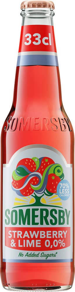 Somersby Strawberry Lime Alkoholfri 0,0%