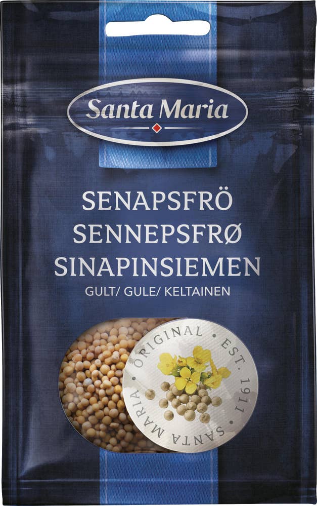 Santa Maria Senapsfrö Gult