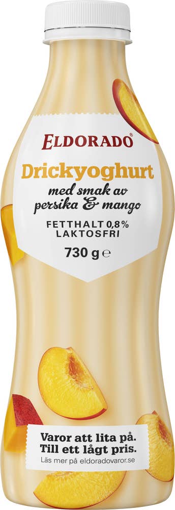 Eldorado Drickyoghurt Persika & Mango Laktosfri 0,8%