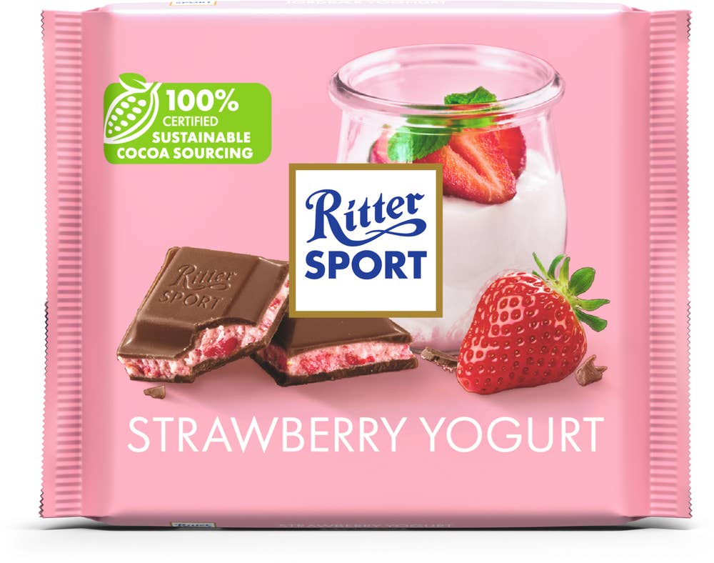 Ritter Sport Choklad Jordgubb