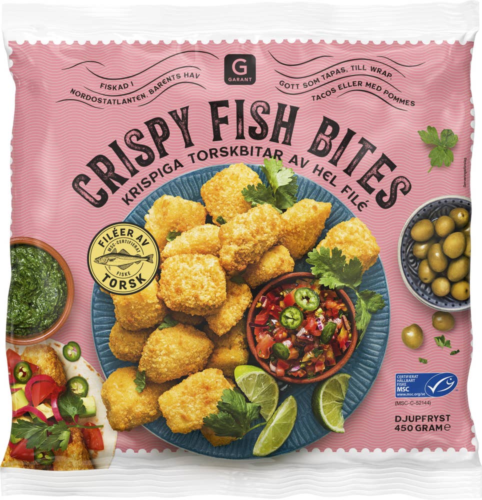 Garant Crispy Fish Bites Fryst MSC